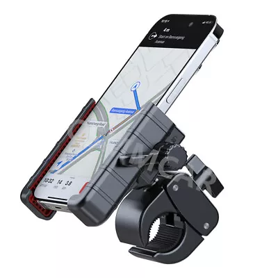 360° Rotation Phone Holder Motorcycle Bike GPS Mount Stand Bracket Shockproof • $19.70