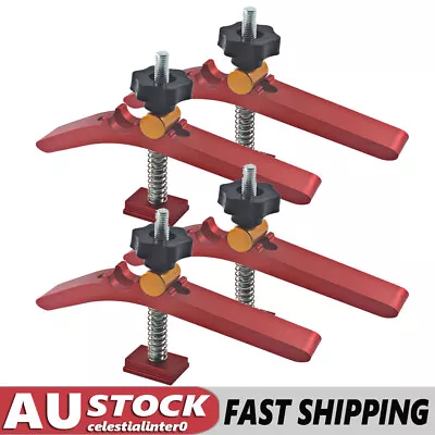 4X T-slot T-track Clamp Woodworking Aluminum Alloy Quick Acting Hold Down Clamp • $42.99