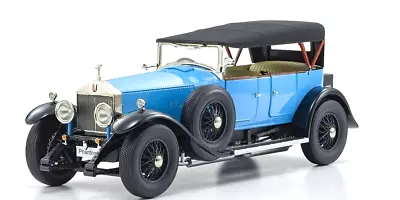 1/18 Rolls-Royce Phantom I Cabriolet 1926 Blue Diecast Model Kyosho KS 08931LB • $369.89