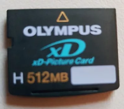 Olympus Type H 512 MB High-Speed XD-Picture Flash Memory Card - VGC • £9.99