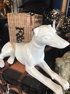 £65 • Buy Greyhound Sculpture Dog Statue Figurine Ornaments 21’x11’