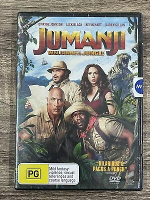 Jumanji - Welcome To The Jungle DVD Region 4 (New & Sealed) *Free Postage* • $9.95