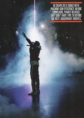 Jay-Z - Keyarena Seattle December 2017 - Full Size Magazine Advert • £5.99