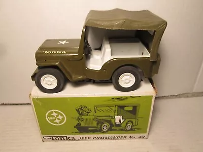 L@@k Estate Find Tonka Mini Tonka Jeep Commander No. 40 1960's/1970's Boxed $10 • $30