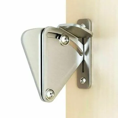 2X Stainless Steel Lock For Sliding Barn Door Wood Door Latch Door Hardware Kit • $10.99