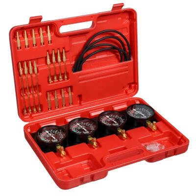 $55.69 • Buy 4 Fuel Vacuum Carburetor Synchronizer Carb Sync Gauge Set Tool Tuner Accuracy