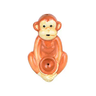 Wacky Bowlz Monkey Ceramic Hand Pipe | 4  • $17.99