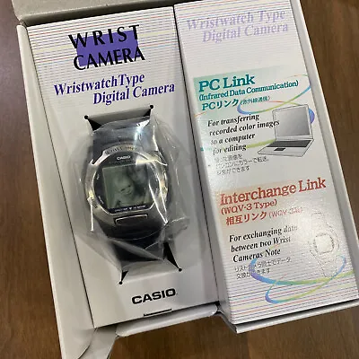 CASIO WQV-3M-1DR Wrist Camera Digital  Watch Rare Vintage New In Box NOS WQV-3 • $380