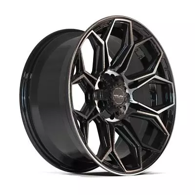 4Play 4P83 20x9 Gloss Black Wheel Fit 6 Lug RAM Jeep Chevy GMC Ford • $425