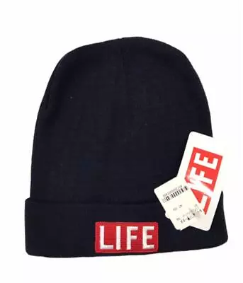 921 Y-30 Knit Hat Knit Cap Logo Simple Navy Navy • $40.04