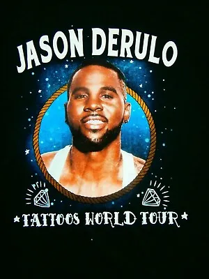 JASON DERULO 2014 Tattoos World Tour Australia & New Zealand T-Shirt Size S • £17.99