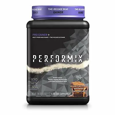 Performix | PRO GAINER - Mass Gainer + Glutamine | Peanut Butter Brownie 5.4 Lb • $29.95