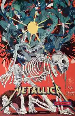 Metallica Grand Forks Concert Reproduction Poster 24 X 36 • $29.87