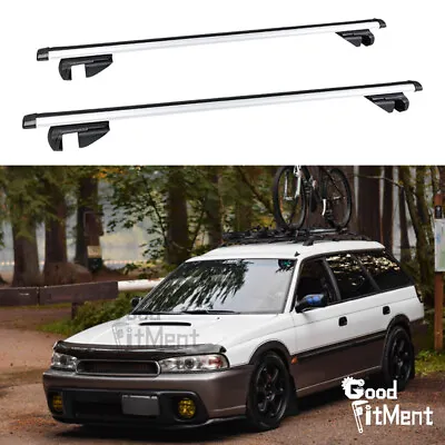 $118.33 • Buy For Subaru Outback Wagon Car Roof Rack Cross Bars 48  Luggage Carrier With Lock