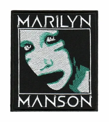 Marilyn Manson Sew-on Patch | Brian American Singer Industrial Metal Band Logo • $4.99