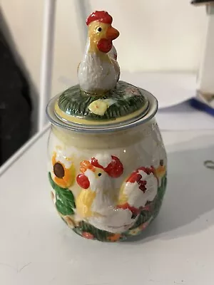 #15 VTG Ceramic Chicken  Sugar Jar • $12