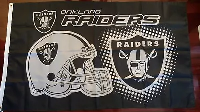 Oakland Raiders 3x5 Flag. US Seller. Free Shipping Within The US • $12.98