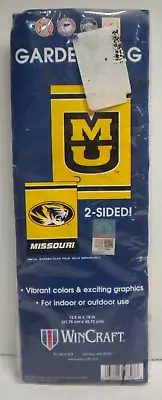 Missouri Tigers 2 Sided Garden Flag 12.5  X 18  Mizzou MU Logo Black Yellow • $11.49