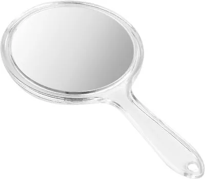 Hand Mirror Double Sided Mirror 1X/3X Magnifying Vanity Mirror Round Shape Ha... • £8.52