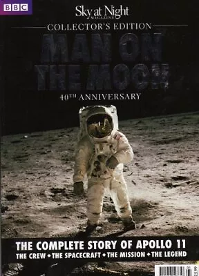 Man On The Moon Collectors Edition 40th Anniversary By BBC Sky At Night Book The • £4.11