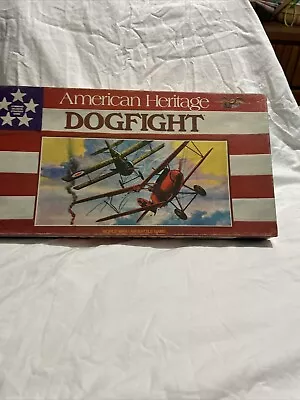 Vintage Milton Bradley 1963 American Heritage DOGFIGHT Air Battle Board Game • $49.99