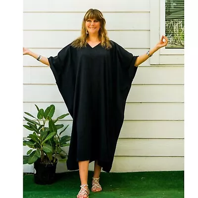 Women’s New Plus Size Summer Cotton Plus Size Kaftan Dress OSFA Upto AU 26 • $45