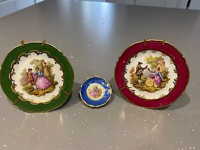 Limoges Set Of 3 Decorative Plates - Goul De Ville & La Reina • £10