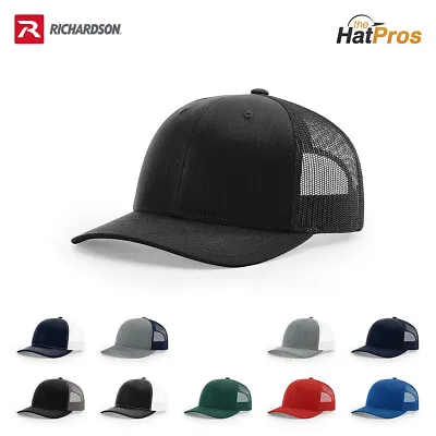 Richardson 112 Trucker Hat XL Snapback W Mesh Back For Large Heads Extra Lg • $10.95