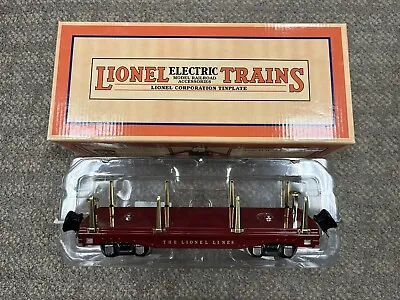 + Lionel MTH O Gauge Tinplate Maroon 2800 Series 2811 Flat Car 11-70018 NIB • $150