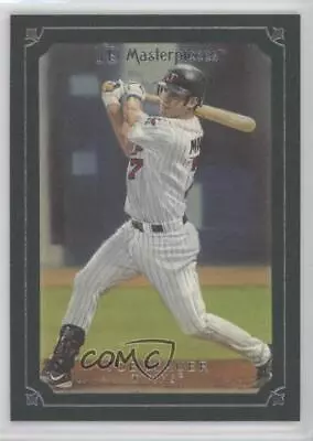 2007 UD Masterpieces Green Linen Frame Joe Mauer #35 HOF • $1.40