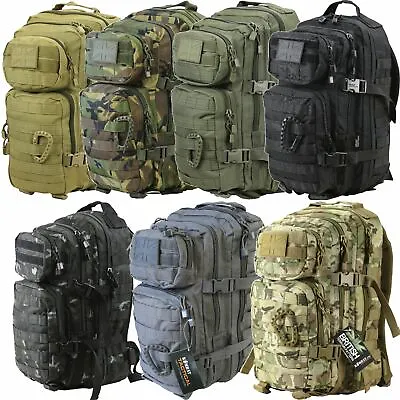 Kombat UK Small Tactical Army Assault Military Molle Bag Back Pack Rucksack 28L • £29.99
