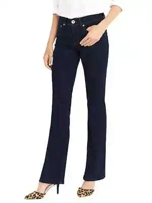 EX OASIS LADIES SCARLET BOOTCUT PLUS SIZE JEANS BOOTCUT NEW (ref R/791) SALE • £18.95