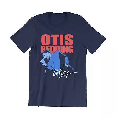 Otis Redding Singer Sitting On The Dock Shirt Classic Navy Unisex S-5XL CC2252 • $22.79