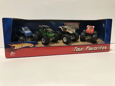 NEW Hot Wheels Monster Jam 2005 Tour Favorites 4 Pack • $45.99