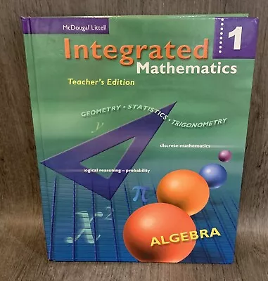 McDougal Littell Integrated Math: Teacher Edition Book 1 2002 • $14.99