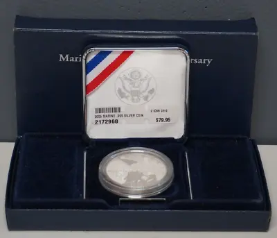 2005 Proof Marine Corps Silver Dollar Coin U.S. Mint • $65.83