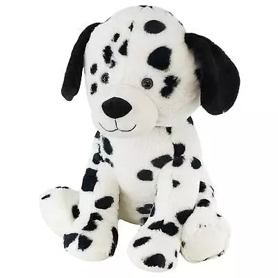 Soft 15  Dalmatian Teddy Sitting Stuffed  Cuddly Dog Toy Pet Animal Plush Puppy • £10.99