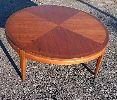 Lane  Rhythm  Round Walnut Coffee Table #997-03  38  Diameter • $449