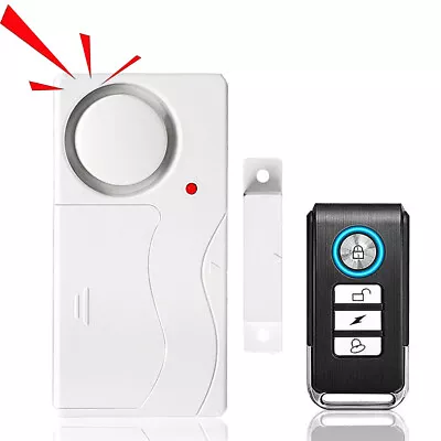 Alarm Door Chime Magnetic Sensor Wireless Alert Bell Entrance Business Kit Entry • $11.66