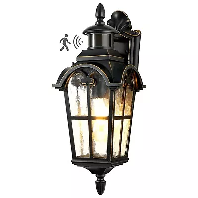 DEWENWILS Motion Sensor Outdoor Wall Lights Dusk To Dawn Exterior Light Fixture • $59.49