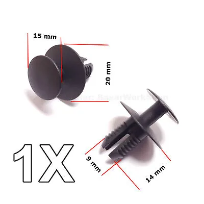 1X Mouting Clip Spreader Rivet For BMW Citroën M-Benz Peugeot Renault • $4.89