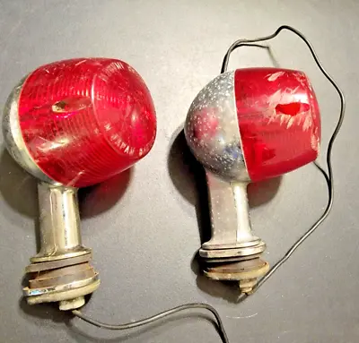 Vintage Motorcycle Scooter Taillight Assembly SAED67 L-24233 Imasen Pair Japan • $19.95