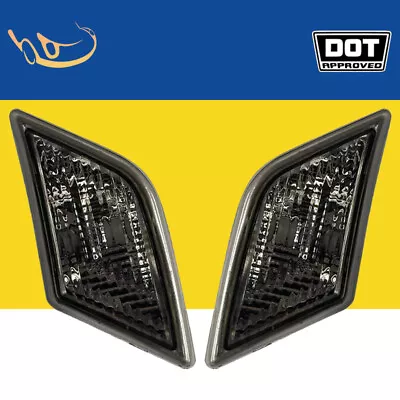 Pair For 2008 09-2011 Mercedes Benz W204 C-Class Sedan Smoke Side Marker Lights • $15.80