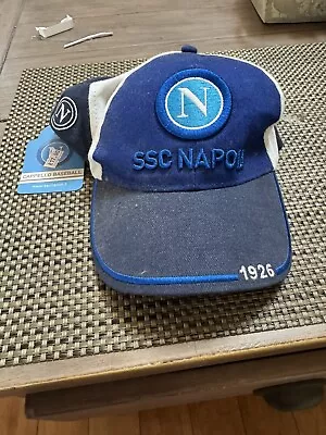 SSC Napoli 1926 Italy Official Adjustable Embroidered Hat Soccer Football Cap • $24.99