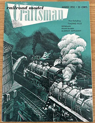 Vintage Railroad Model Craftsman Magazine August 1952 • $6.59