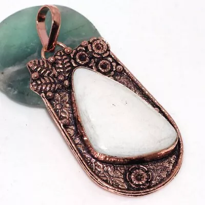 Copper Plated-Mother Of Pearl Ethnic Pendant Jewelry 2.3  JW • $3