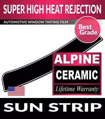 Alpine Precut Sun Strip Window Tinting Tint Film For Chevy Monte Carlo 00-07 • $27.95