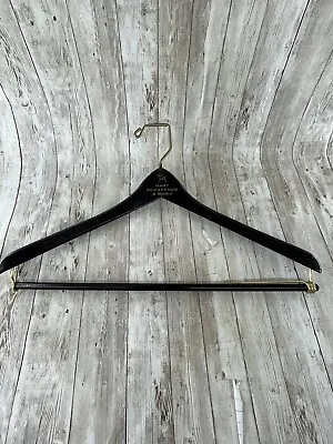 Vintage Wooden Clothes Hanger Hart Schaffner & Marx Branded Wishbone 17” • $11.99