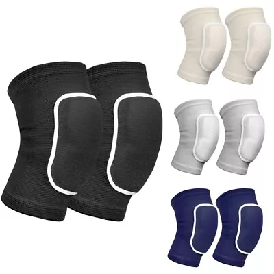 2 Pcs Knee Pads Compression Leg Sleeve Knee Sleeve For Wrestling Protector Gear • $10.51
