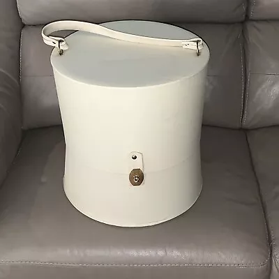 Travel Wig Box White Made By Everbest Case With Wig Stand Base Foam Head & Wig • $50